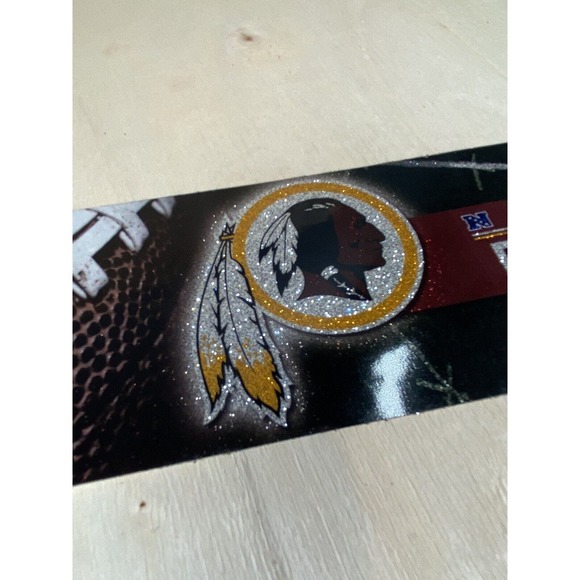 Washington Redskins Bumper Sticker Football NFL Glitter Design Licensed - Picture 2 of 5
